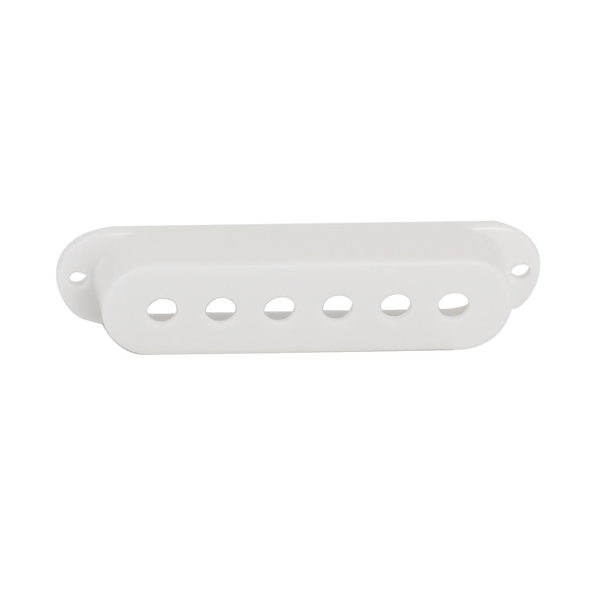 FLEOR White Plastic 50/50/52mm Single Coil Pickup Cover 2T1V Tone Volume Control Knobs Switch Tip Bar Tip Set